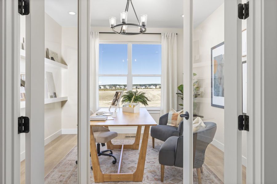 Plan C411 - American Legend Homes' Model in Sterling Ridge - Home Office