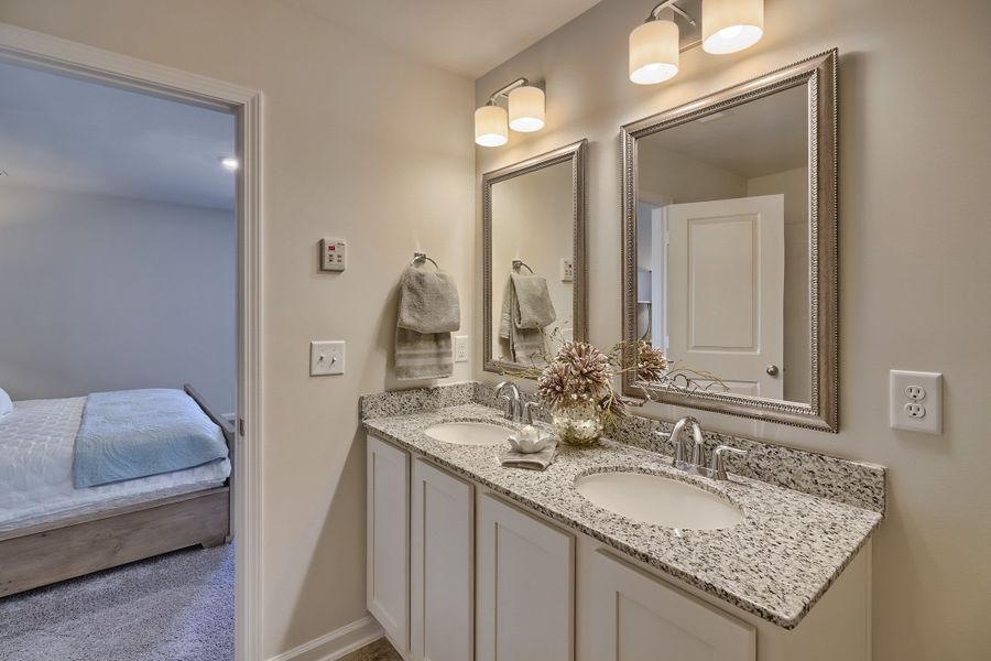 Furnished interior in a model home at Nightingale Hills in Lexington (Image 15).