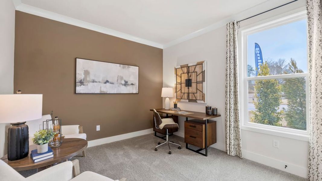 Furnished interior in a model home at Cottonwood Ridge in Piedmont (Image 20).