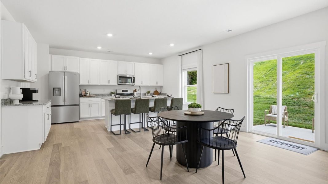 Furnished interior in a model home at Catlett Cove in Knoxville (Image 13).