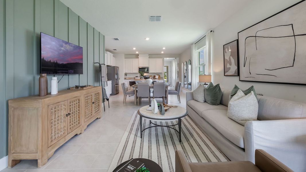 Furnished interior in a model home at Lakes of Mount Dora in Mount Dora (Image 24).