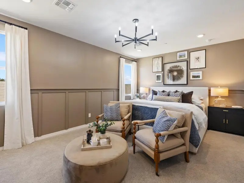 Furnished interior in a model home at Vineyards at Cottonwood in Cottonwood (Image 7).