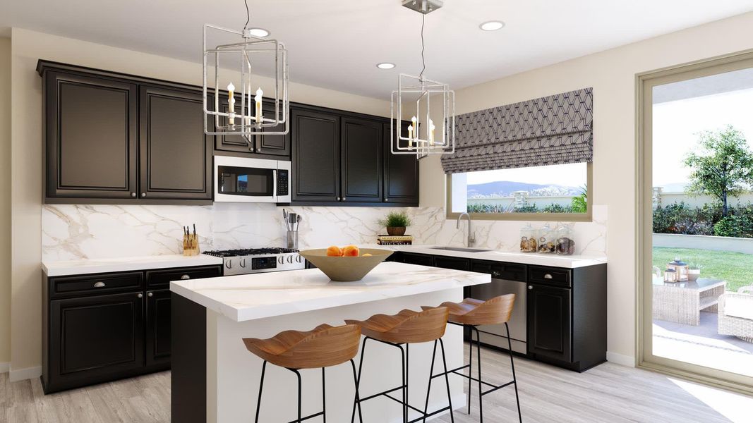 Kitchen - Marquee - Solvida at Estrella in Goodyear, Arizona by Landsea Homes