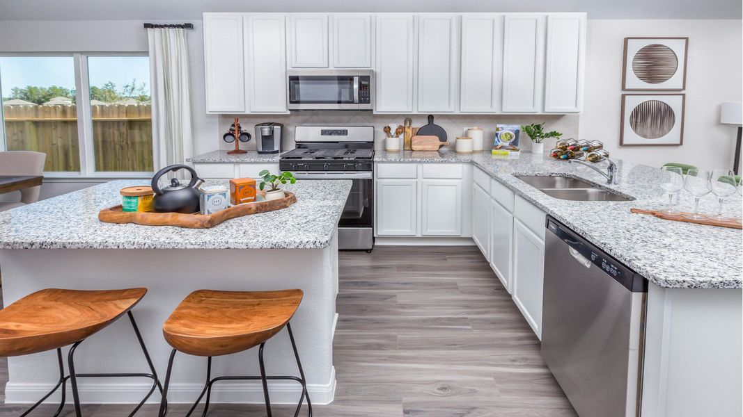 Granger Pines Model Home Kitchen