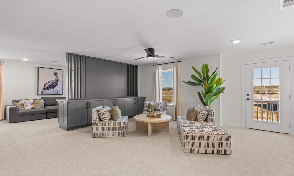 Furnished interior in a model home at Bridgewater - Shorehaven Village in Little River (Image 42).