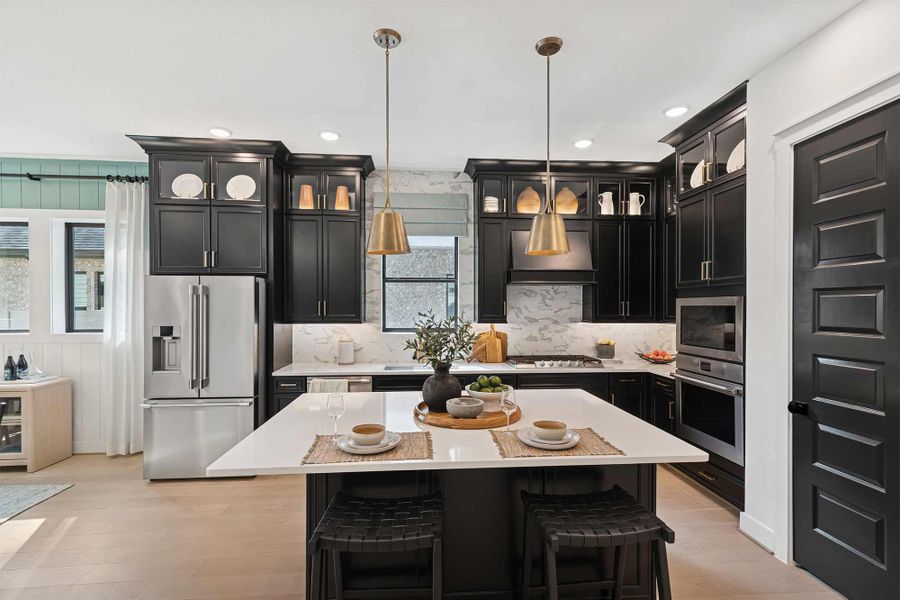 Furnished interior in a model home at Two Step Farm 42' in Montgomery (Image 5).