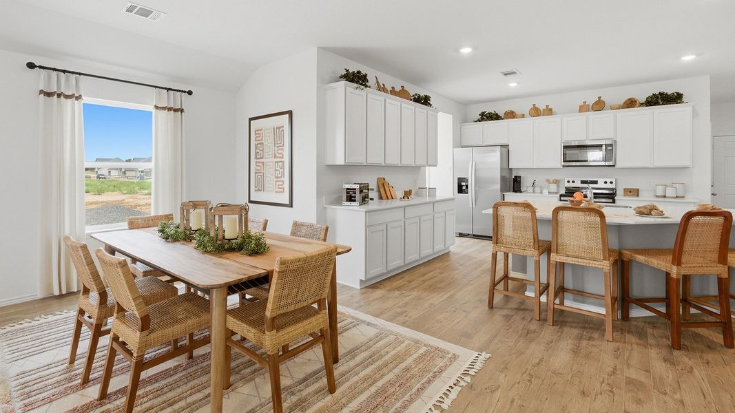Furnished interior in a model home at Rancho San Gabriel in Georgetown (Image 14). Furnished interior in a model home at Rancho San Gabriel in Georgetown (Image 14).