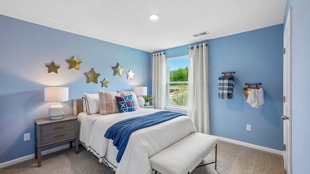 Furnished interior in a model home at Martin Farms in Aberdeen (Image 22).