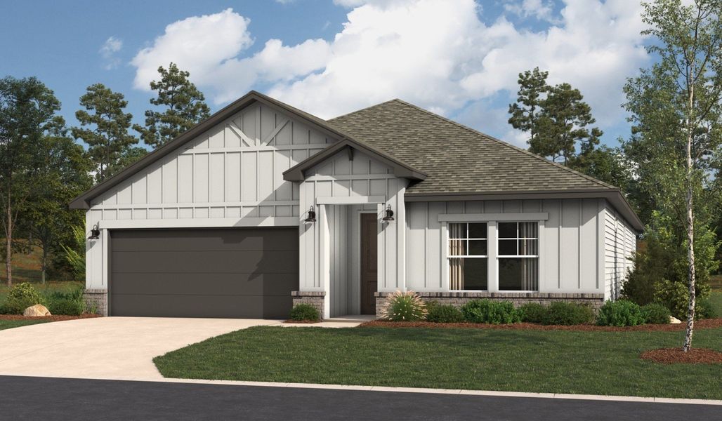 Front exterior of a home in the Hickory Ridge community, located in Elmendorf, TX (Image 20).