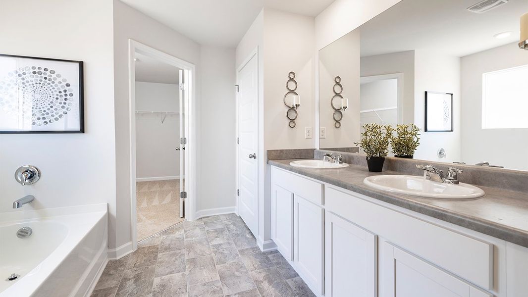 Furnished interior in a model home at Estates at Deer Hollow in Grovetown (Image 10).