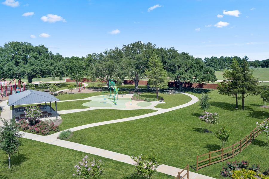 Community splash pad