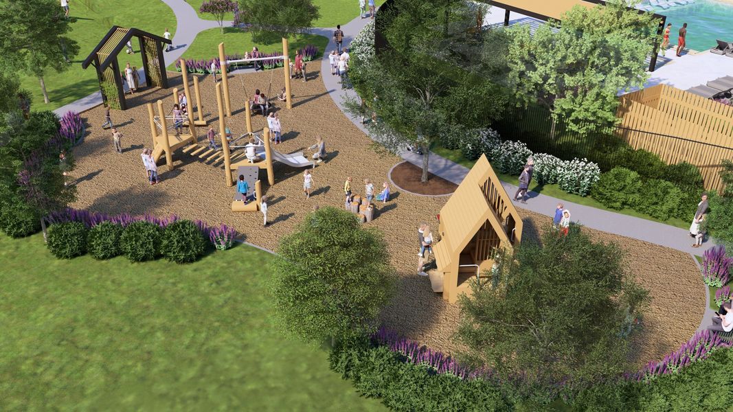 Treeline twig park rendering