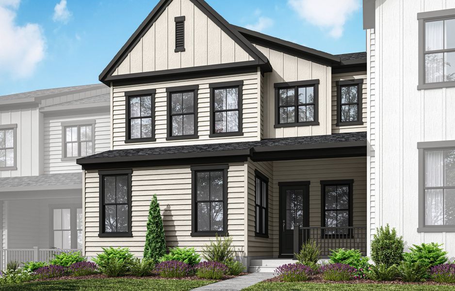 Front exterior of a home in the Seven Oaks community, located in Belmont, NC (Image 9).