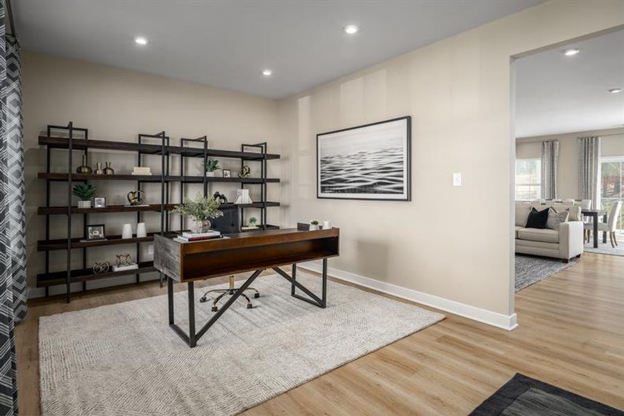 Furnished interior in a model home at Villages of Denver in Denver (Image 11).