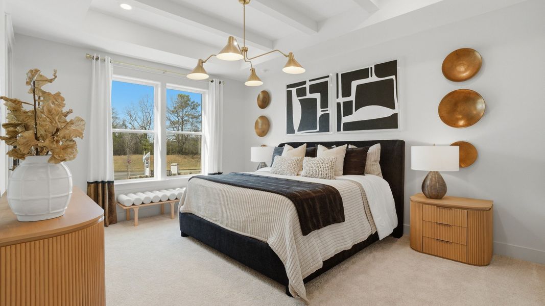 Furnished interior in a model home at Barrett Pointe in Kennesaw (Image 6).
