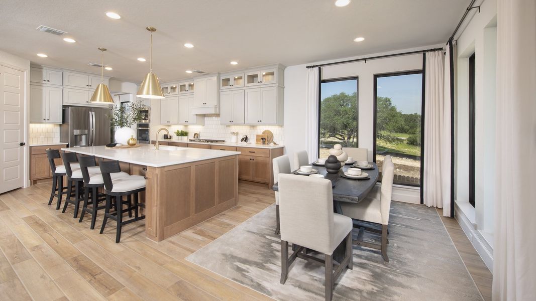 Furnished interior in a model home at Johnson Ranch 55' in Bulverde (Image 18). Furnished interior in a model home at Johnson Ranch 55' in Bulverde (Image 18).