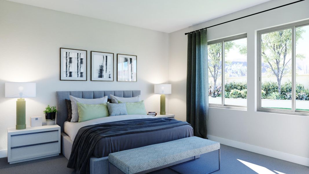 Primary Bedroom | Belleza | Marketside Tercera | Verrado | New homes in Buckeye, Arizona | Landsea Homes Primary Bedroom | Belleza | Marketside Tercera | Verrado | New homes in Buckeye, Arizona | Landsea Homes