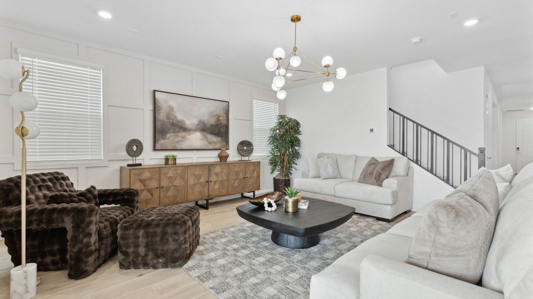 Furnished interior in a model home at Prada in Phoenix (Image 8).
