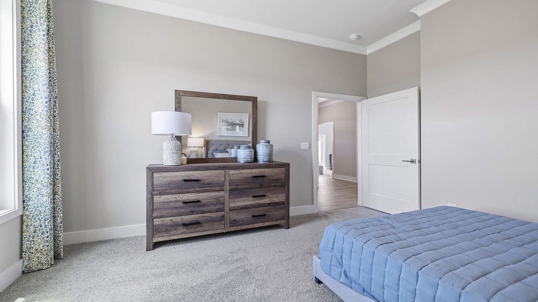 Furnished interior in a model home at Whitehawk Meadows in Travelers Rest (Image 7).