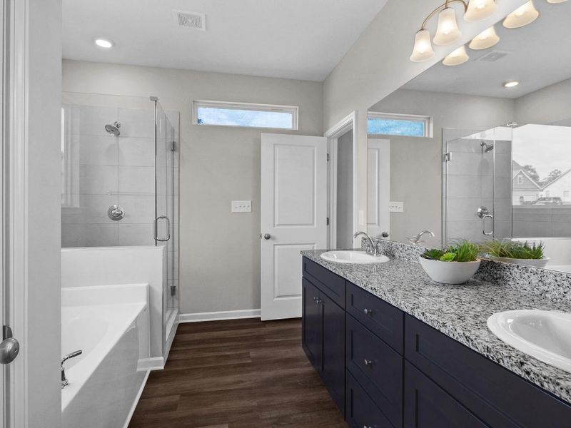 Furnished interior in a model home at Ivy Glen in Perry (Image 16).