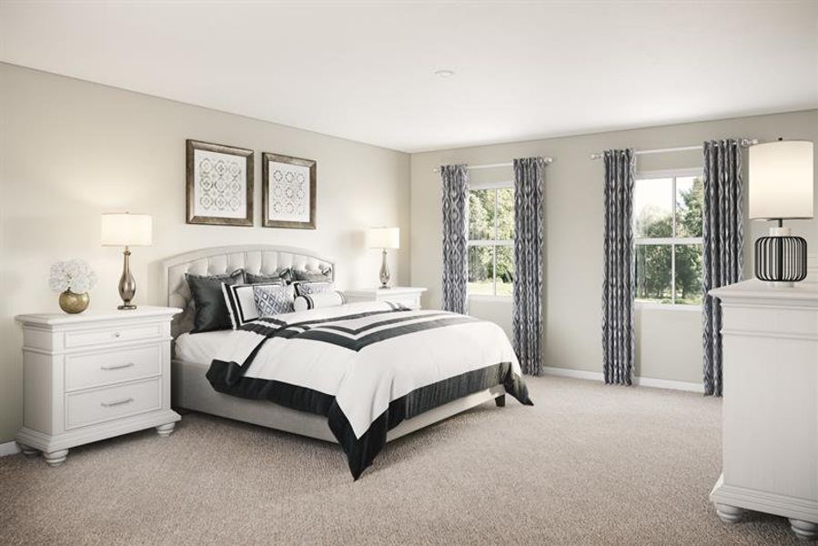 Rest easy in a new home that's all yours with an owner's suite retreat to call your own.
