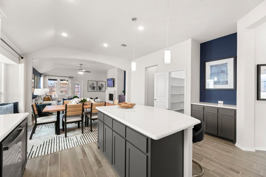 Furnished interior in a model home at Summer Crest in Fort Worth (Image 9).