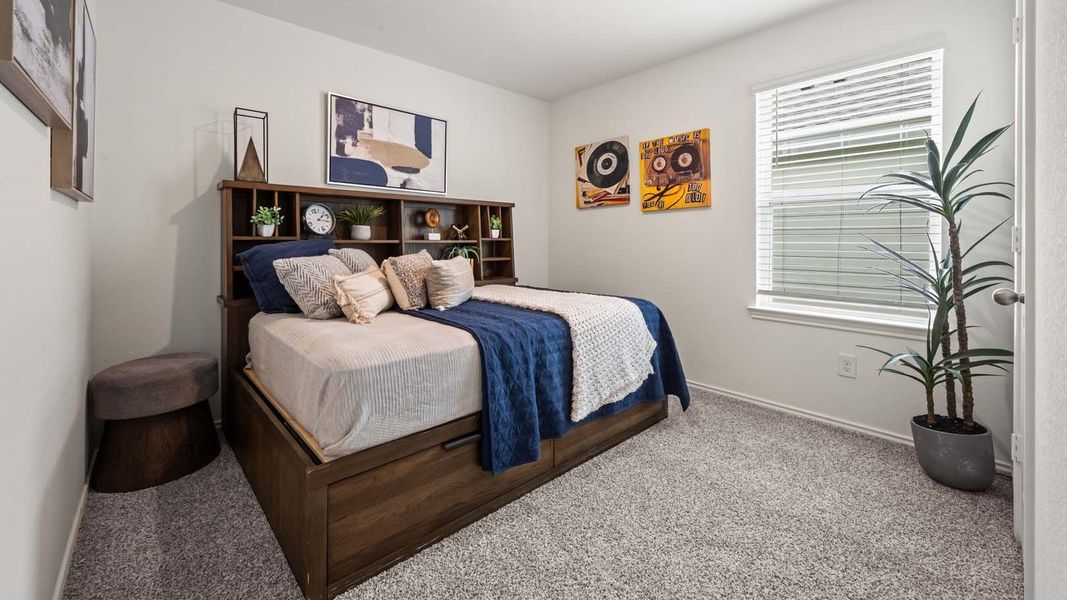 Furnished interior in a model home at Milo Farms in Rosenberg (Image 20).