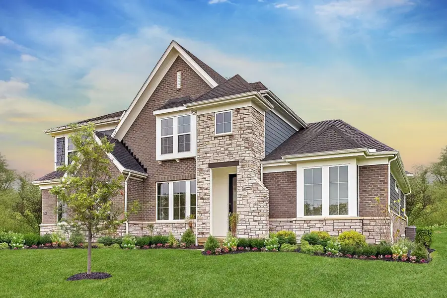 Front exterior of a home in the Brookshale community, located in Cumming, GA (Image 12).