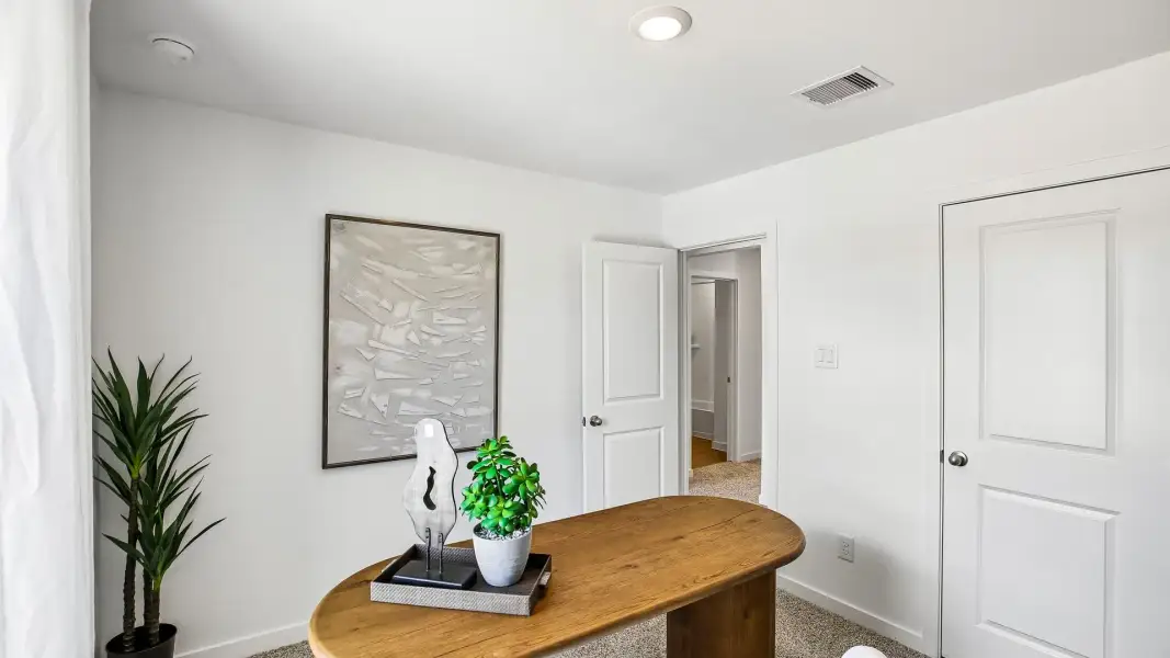 Furnished interior in a model home at Palmi in Houston (Image 18). Furnished interior in a model home at Palmi in Houston (Image 18).