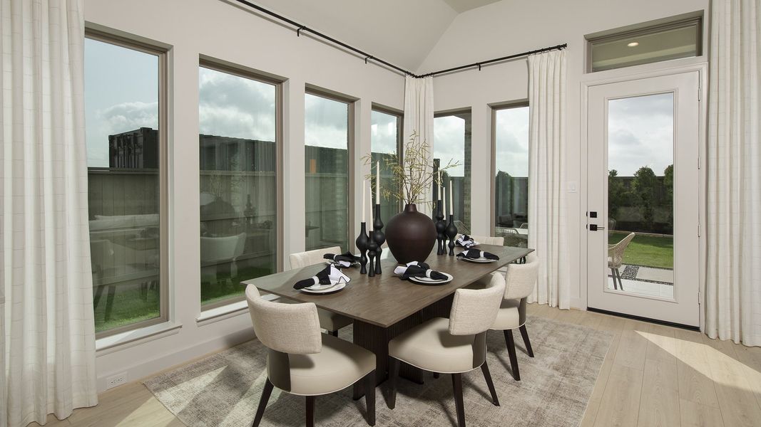 Furnished interior in a model home at Revera 50' in Richmond (Image 9).
