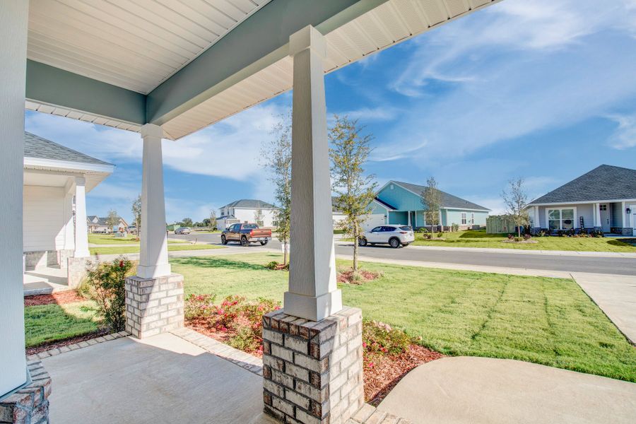 Exterior details of a home in The Bluffs at Lafayette, Freeport (Image 5).