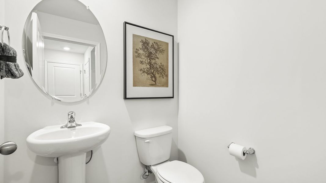 Furnished interior in a model home at Mount Hope Estates in Winston-Salem (Image 5).