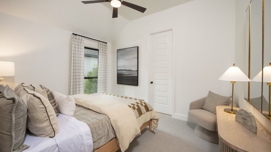 Furnished interior in a model home at Juniper Springs 50' in Lockhart (Image 13).