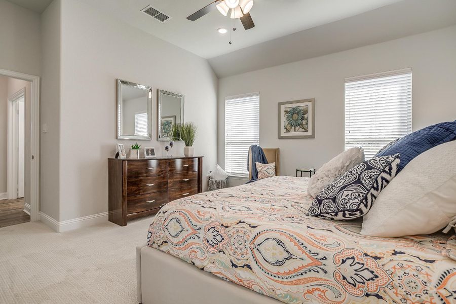 Furnished interior in a model home at Mallard Point in Greenville (Image 30).