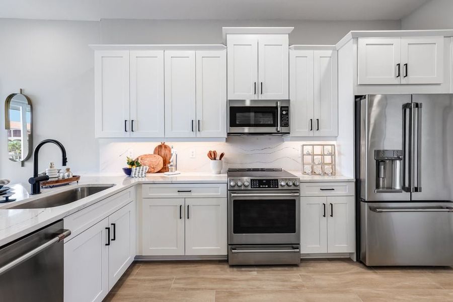 Furnished interior in a model home at Seahaven in Punta Gorda (Image 4).