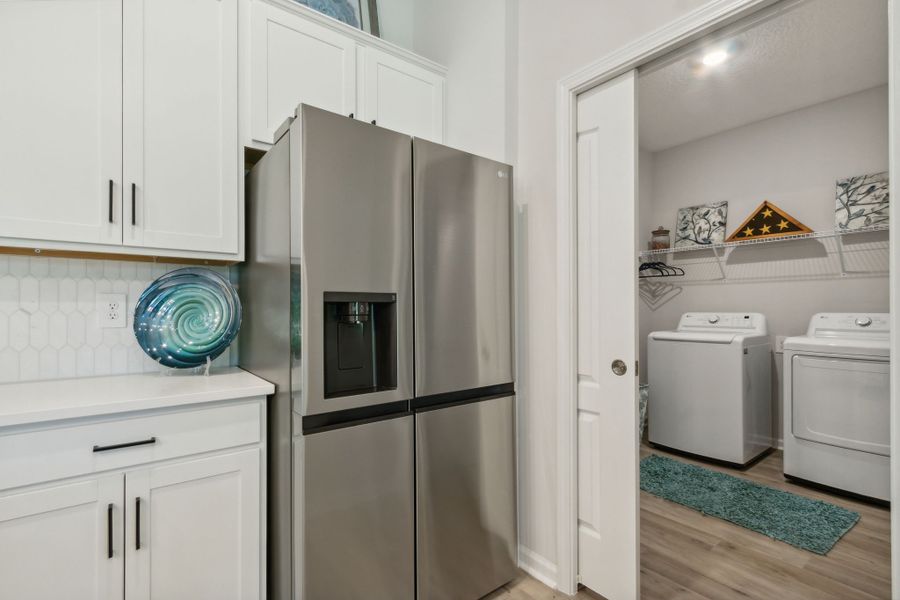 Furnished interior in a model home at Weston Woods in Jacksonville (Image 17). Furnished interior in a model home at Weston Woods in Jacksonville (Image 17).