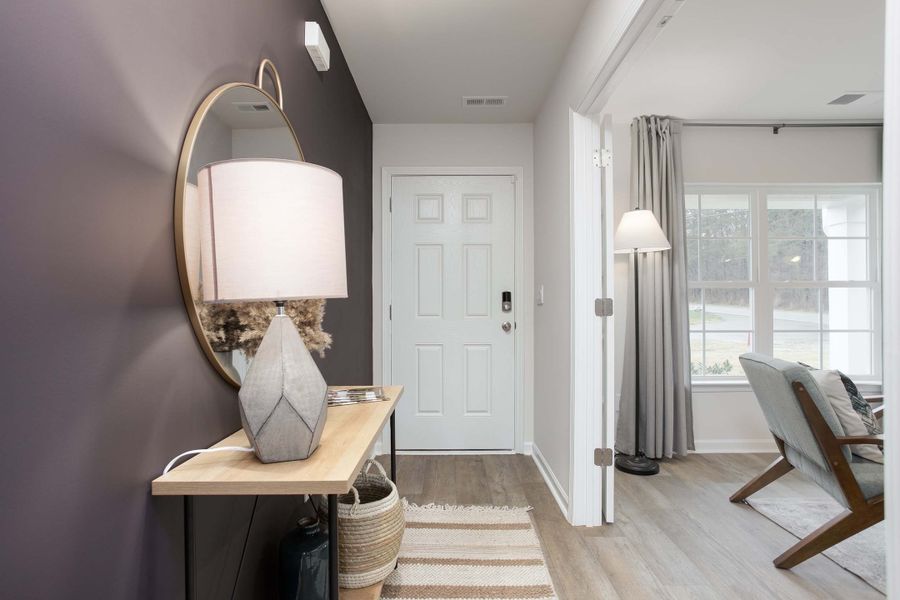 Furnished interior in a model home at Ridge Pointe in Trinity (Image 4).