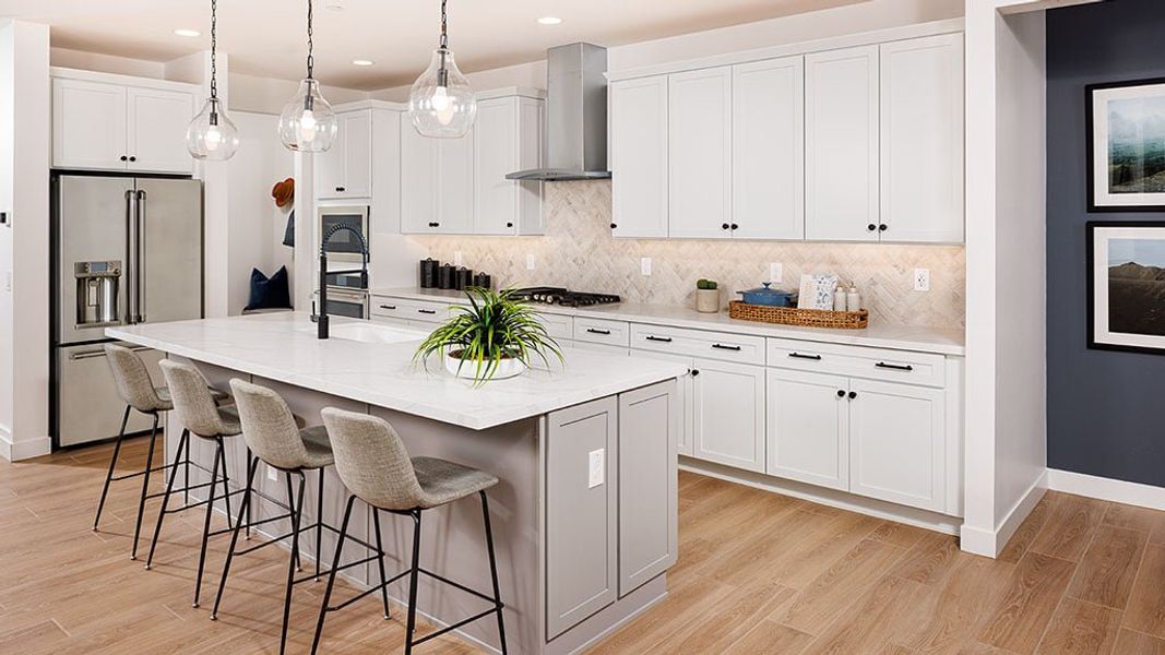 Furnished interior in a model home at Saddleback in Peoria (Image 4).
