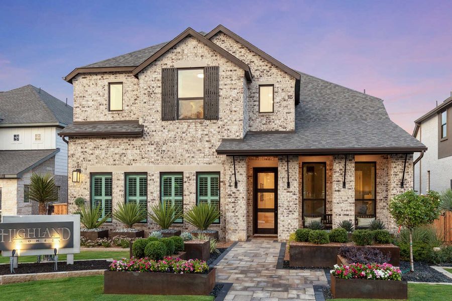 Front exterior of a home in the Parkside On The River: 50ft. lots community, located in Georgetown, TX (Image 2). Front exterior of a home in the Parkside On The River: 50ft. lots community, located in Georgetown, TX (Image 2).