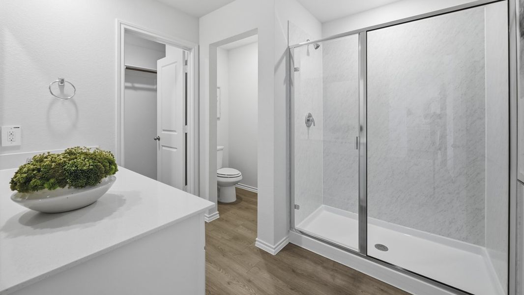 Furnished interior in a model home at Sanger Circle in Sanger (Image 43).