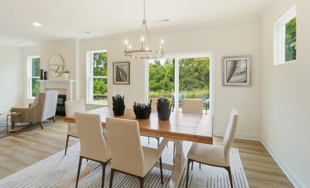 Furnished interior in a model home at The Grove at Bratton Park in York (Image 23). Furnished interior in a model home at The Grove at Bratton Park in York (Image 23).
