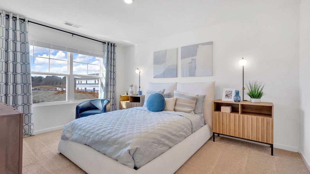 Furnished interior in a model home at Saylor's Place Townhomes in Jonesborough (Image 5).