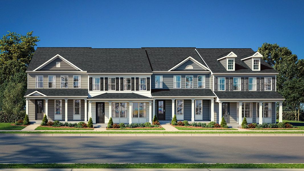 Front exterior of a home in the Brookland Commons community, located in Monroe, GA (Image 12).