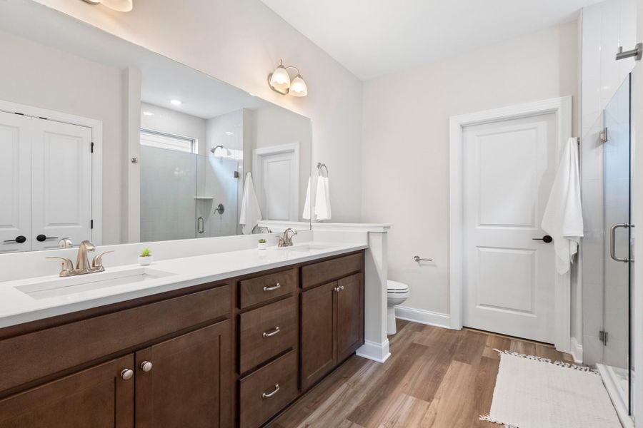 Furnished interior in a model home at Timberlee in Ooltewah (Image 13).