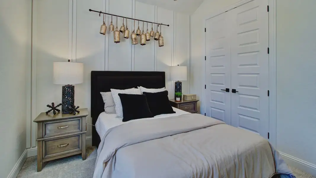 Furnished interior in a model home at Veramendi in New Braunfels (Image 6).