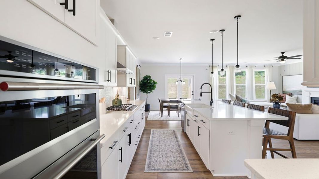 Furnished interior in a model home at Sycamore Cove in Woodruff (Image 9).