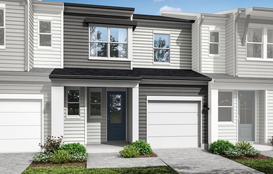 Front exterior of a home in the Fifteen 15 Cannon community, located in Charlotte, NC (Image 9).