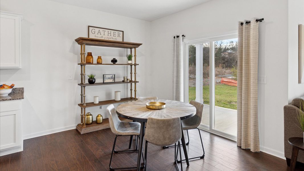 Furnished interior in a model home at The Ridge at Neals Landing in Knoxville (Image 16).