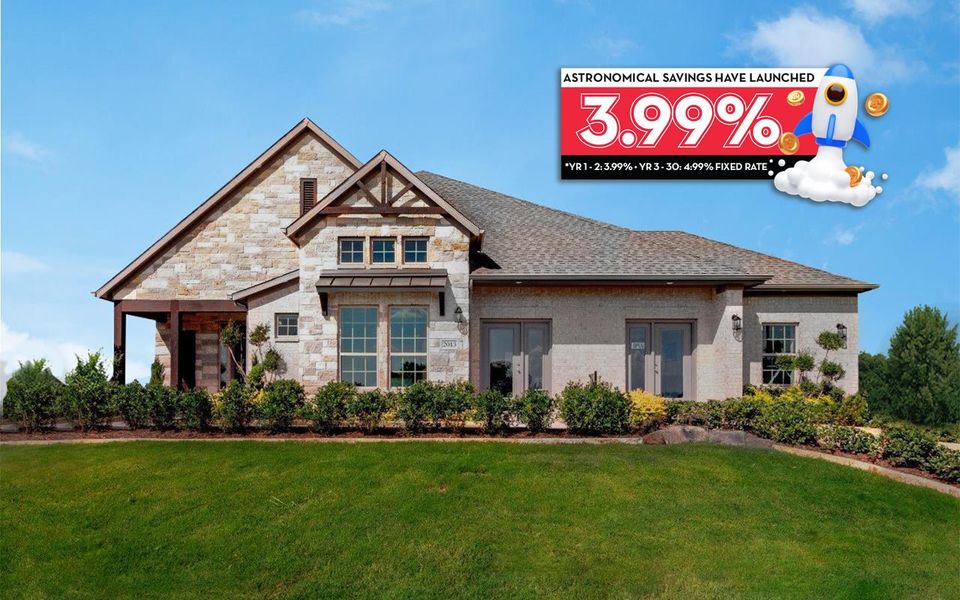 Front exterior of a home in the Heath Golf & Yacht Club community, located in Heath, TX (Image 5).