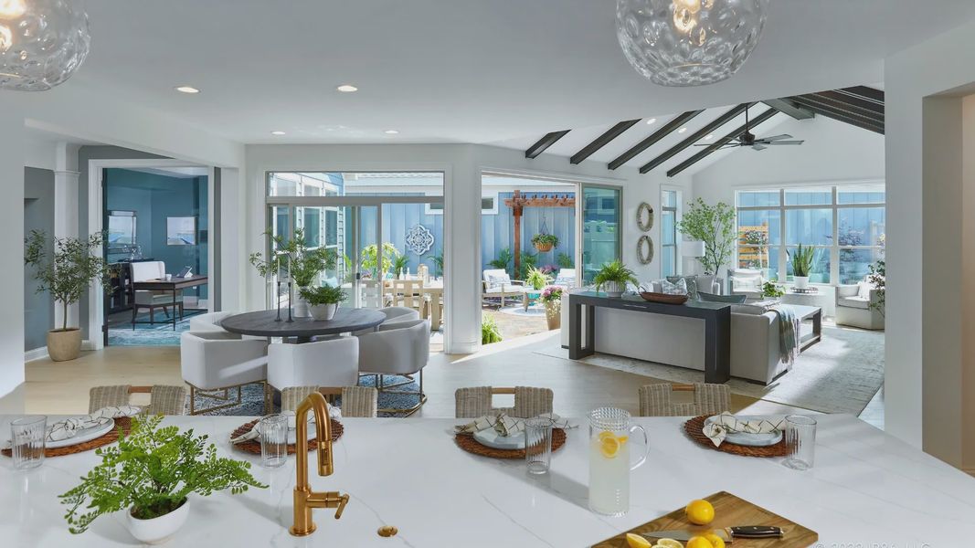 Furnished interior in a model home at Chipeta Hollows in Grand Junction (Image 3).